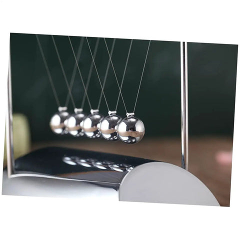 Five-ball Z Shape Newtons Cradle Desk Toy For Home Office Decor A Fun Hands On Educational Physics Pendulum on desk