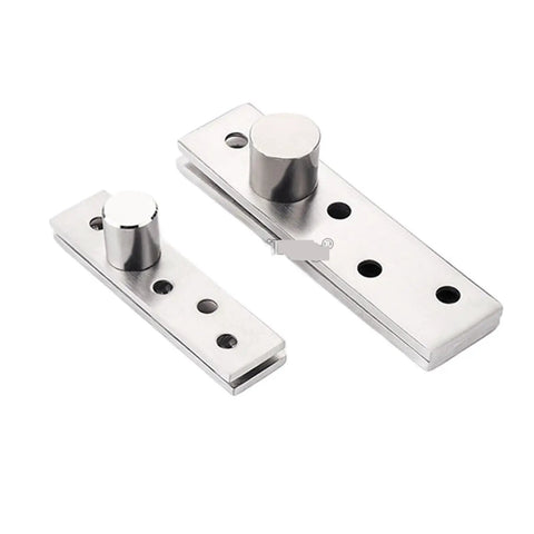 Rock Solid Heavy Duty Pivot Hinge 40 Pack Stainless Steel 360 Degree Rotary Hidden Door Hardware Rust Resistant, two sizes of stainless pivot hinges