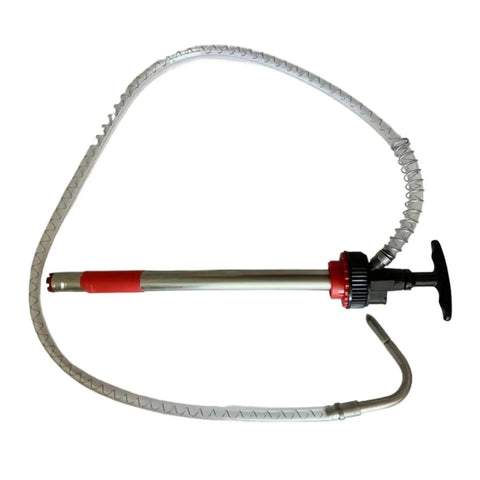 Heavy Duty Universal Manual Hand Gear Oil Transfer Pump For Automotive Maintenance Ergonomic Grip with flexible hose.