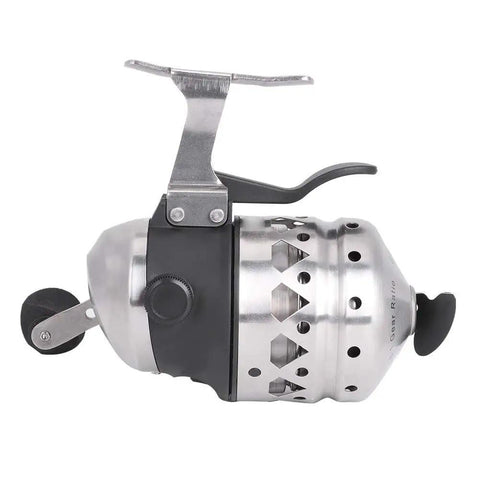Side view of Ambidextrous Spincast Fishing Reel with Stainless Steel Build, 15Lb Line Capacity, 3.6:1 Gear Ratio, SC35 SP35 Compatible.