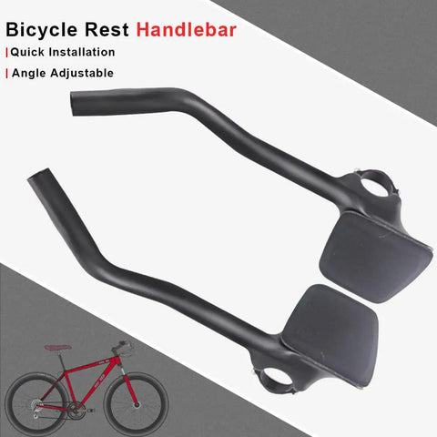 Ultra Light Carbon Bike Handlebar Extender Aero Bars For Road And Triathlon Clip On TT Bar 31.8mm Clamp 360mm Length