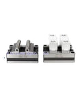 Professional Precision Rotary Table Vise Featuring A Smooth Swivel Base And Rock Solid Self Centering Clamps for CNC milling.