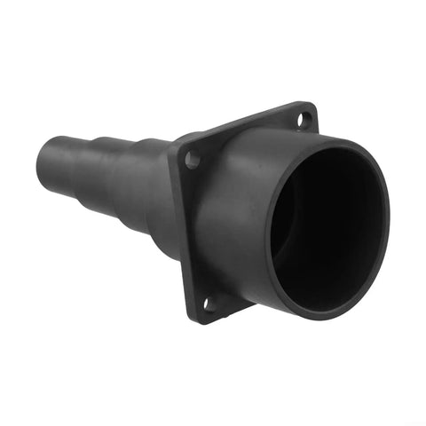 Heavy duty plastic wet dry shop vac adapter converter for hose connection, converts 2-1/2 inch to 1 inch diameter seamlessly.