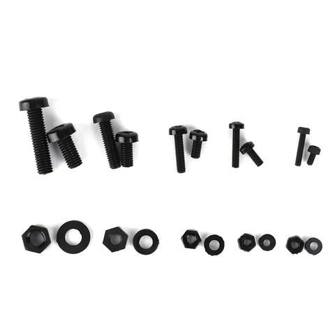 Nylon Screw Nut Washer Set Kit Go To M2 M2.5 M3 M4 M5 Sizes 270 Pieces Durable Hardware Fasteners displayed on white background