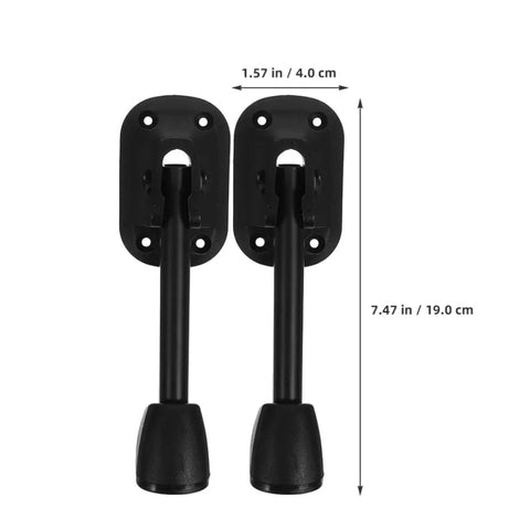 Two Pack Foldable Iron Table Legs For Coffee Table Black Metal Furniture Hardware With Stable Support And Modern Sleek Look