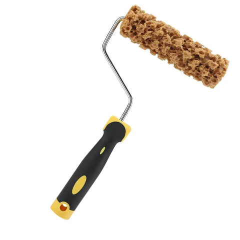 Smooth Operator Texture Paint Roller With Integrated Handle engineered for seamless wall decorating, featuring a 12 inch foam roller and molded grip.