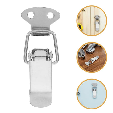 Cool 10 Pack Heavy Duty Stainless Steel Toggle Latch Clamps For Tools Drawers And Cabinets Quick Pull Hasp Catch Buckle That Slams Tight No Sweat Super Durable Rust Proof Gear You Can Count On. Stainless steel toggle latch clamp for cabinets and toolboxes