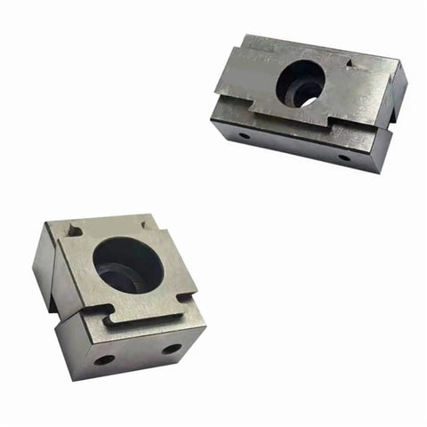 Heavy Duty Wedge Shaped Expansion Fixture With Bilateral M12 Bolts For Precision Machining Centers, two steel clamping fixtures.