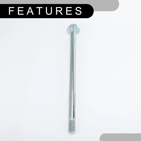 Heavy Duty Lateral Link Bolt Bushing Kit For Subaru WrX Impreza Forester AwD 1998 Through 2008, showing a long zinc-coated bolt.
