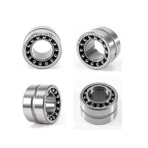 Killer Double Row Needle Roller Bearing Angular Contact Kit Includes NATA5913 NATB5913 Models, 65x90x34mm steel bearing