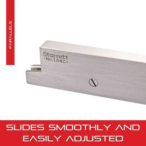 Adjustable Steel Parallel With Regular Finish Built For Heavy Duty Use And Quick Reading For Layout Gaging And Inspection Work Easy Slide
