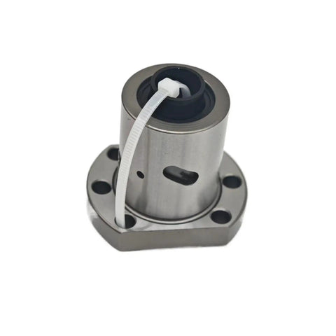 End Machined Ball Screw SFU1610 16mm Right Hand Thread Roller Ball Screw With Single Nut side view showing single nut design.
