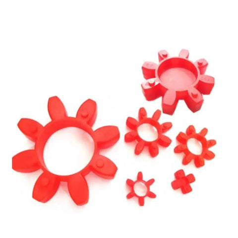 Flexible Coupling Element Kit Buffer With Polyurethane Damper For 65x30x15mm GR28 Jaw Setup Perfect For Industrial Moulds Oil And Ozone Resistant Vib Protection, red polyurethane buffer kit