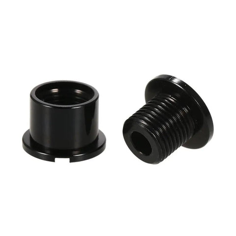 Lightweight CNC Machined 7075 Aluminum Single Chainring Bolts 5 Pack M8 For Road Mountain BMX MTB And Fixie Bikes Black Finish