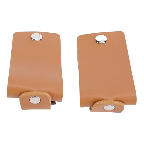 Slick Slim PU Leather Belt Key Holder With Detachable Keyring And Fixed Loop For Belts Up To 4cm Wide, brass hardware focus