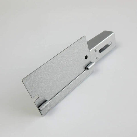 Needle Bar Cover Guard 245033 For Newlong NP-7A NP-7 Bag Closer Machine Replacement Part shown from side