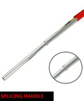 Silver splicing handle of Beefy 20 Ton Pneumatic Air Hydraulic Bottle Jack With Manual Hand Pump For Auto Truck RV Repair Lift