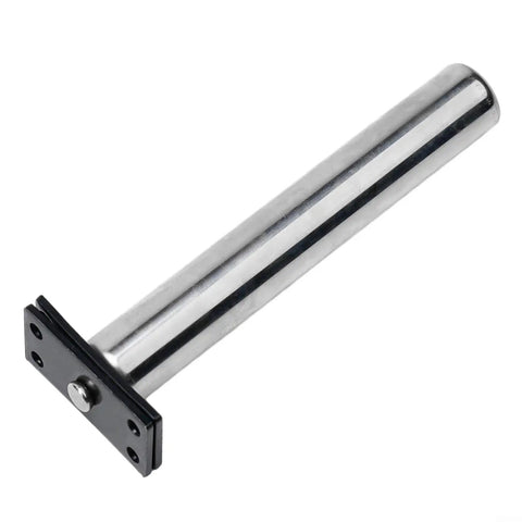 Soft Close Automatic Door Closer For Interior Doors Up To 50kg, Concealed Tubular Chain And Spring, showing metal rod and base plate