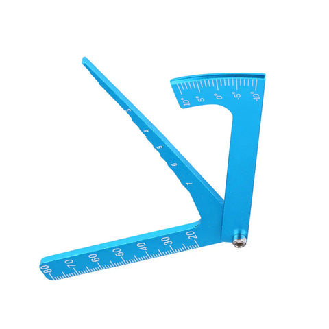 Dead Simple RC Camber Gauge And Toe Alignment Ruler For On Road Cars Rock Solid Build Measures precision angles with aluminum design