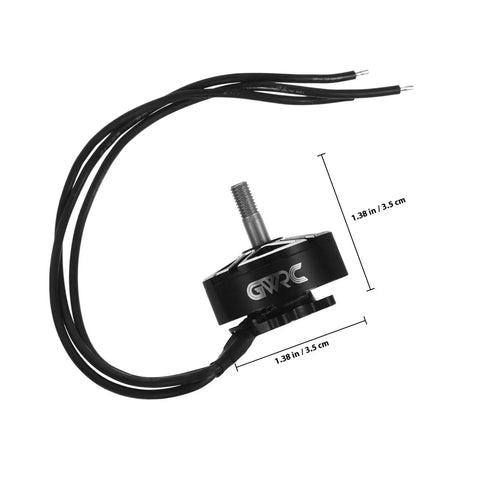 1300KV Dope Brushless DC Alloy Drone Motor for 7 Inch Racing Drones, shown with dimensions for DIY FPV quadcopters