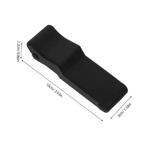 2 Pack Flexible Draw Latches for Boat Compartments Toolboxes and Cabinets No Fuss Easy Install Storage Security, black latch dimensions