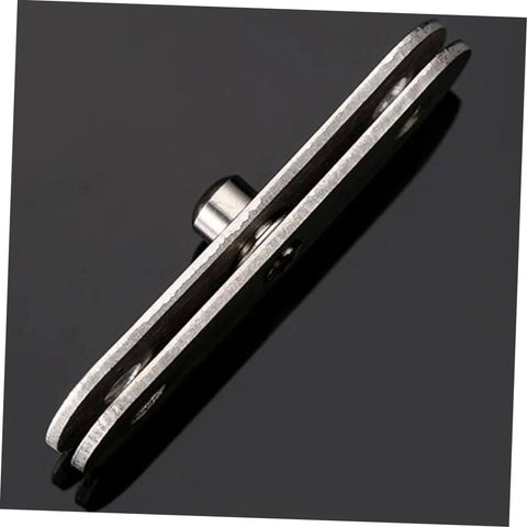 Close-up of 360 Degree Rotatable Hidden Door Pivot Hinges Set For Secret Doors In Stainless Steel Pro Grade Concealed Hinges