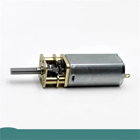 Rock Solid Mini 050 Gear Motor With Full Metal Gearbox 3V To 9V Low Speed 245Rpm smooth operation for DIY robots.