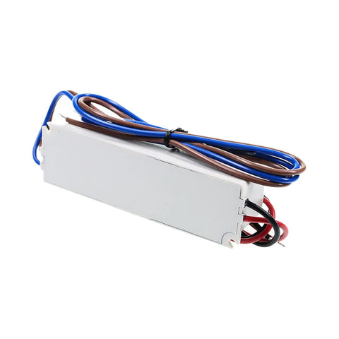 Heavy Duty Ip67 Waterproof Ac Dc Switching Power Supply Flat Out Built Tough For Led Lighting And Equipment 24V 0.84A with wire connections.