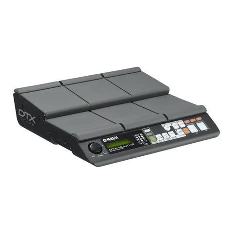 DTX Multi Pad 12 Electronic Drum Pad with 1,061 drum and percussion sounds and 216 keyboard tones, angled view