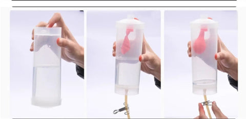 Hands-On Physics Lab Kit For Liquid Pressure Depth Relationship, Pendulum Energy Conversion and Pulley System set with water container