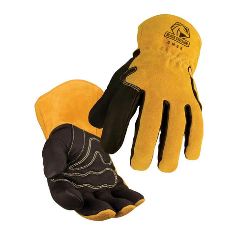 Extreme Pigskin And Cowhide Build MIG Welding Gloves Large Heavy Duty Kevlar Reinforced Stitching Heat And Spark Resistant Hand Protection