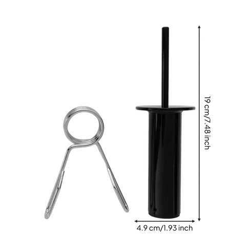 Heavy Duty Weight Stack Pin For Home Gym Selector Fits Smoothly Into Strength Machines Quick Hardware Upgrade Your 150Mm 8-Inch Fitness Gear Style To 2 shown with metal retaining loop and cylindrical handle.