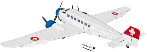 Dope 542 Piece WWII Planes Historical Collection Model Kit Featuring Ju 52 Replica With Display Stand Name Plate