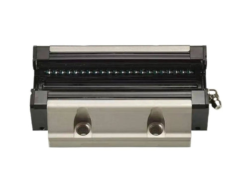 Universal Linear Guide Block Compatible With HSR35LA Series Slider Carriage Mount For CNC Routers view from above showing heavy-duty steel construction.