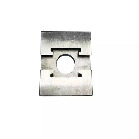 Heavy Duty Wedge Shaped Expansion Fixture With Bilateral M12 Bolts For Precision Machining Centers top view showing cutout design.