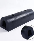 Semi Circular Black Rubber Dock Guard Extruded Protector For Outer Wheel And Port Docks Marine Grade Rubber Bumper Built