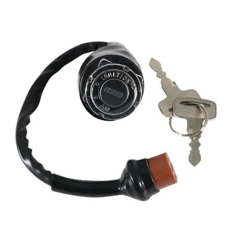Upgrade Your Ride With Replacement Ignition Switch Key Locks Kit Perfect Fitment For CL175 K3-K6 CB350 K0-K3 And CL350 Models Using Part Number 35010-300-003 Crank Vette Fast Just Plug In To Ride And Rock Out On Your Ride For A Sweet Commute. ignition switch lock kit with keys, black cable, Honda motorcycle replacement