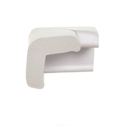 Premium Soft Foam Corner Protectors Grey Four Pack Furniture Edge Guards with soft foam design for safe edge protection.