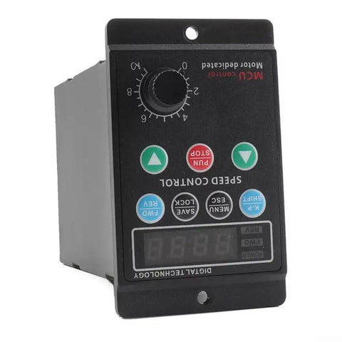 Single To Three Phase Variable Frequency Drive Inverter 110V 220V 1HP 750W VFD With RS485 Interface For Three-Phase Motors, 0-99Hz V/F Control, Smooth Speed Regulation, Plug And Play Garage Ready DIY Machinery front panel