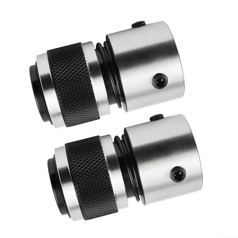 Quick Change Chisel Holder For Air Hammer And Chisel Easy Snap On Quick Release Tool Bracket Durable Metal Alloy Construction Works With Air Blades And Hammers Pack Of 2 Ideal For Workshop Pros And DIY Projects, 2 metal alloy holders