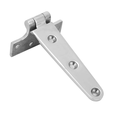 Heavy Duty T Type Stainless Steel Door Hinge For Home Gate 151x75x4.5mm Thickened Polished Finish High Hardness Burr Resistant