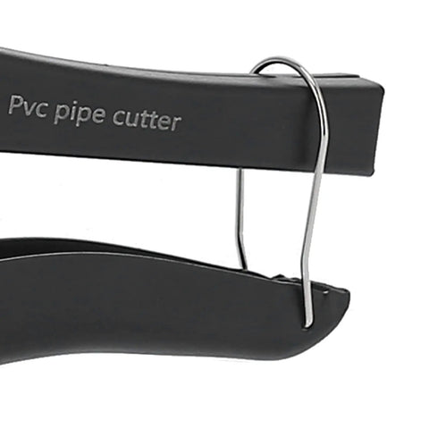Close-up of PVC Tube Pipe Cutter 42mm Cutting Diameter Stainless Steel with anti-slip handle and tail lock.