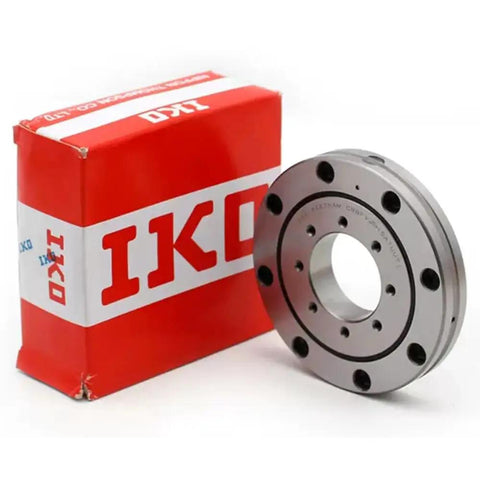 Premium Japanese Crossed Roller Bearing Crbfv5515at for Precision Machinery with Hella Slick Rotation next to packaging.