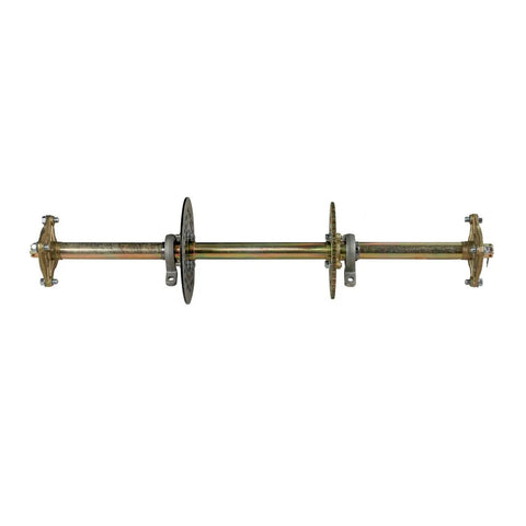 Badass 32 Inch Live Rear Axle Assembly For Go Kart Atv And Drift Trike With 41T Sprocket Hub and 190mm Brake Disc