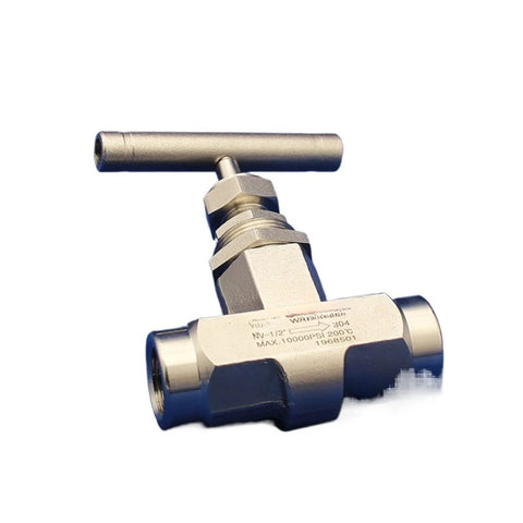 Heavy duty high pressure stainless needle valve for industrial use