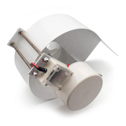 Side view of Micro Hydro Generator 150W With Low Drop Vortex Inlet Magnetic Levitation Water Turbine for off-grid use.