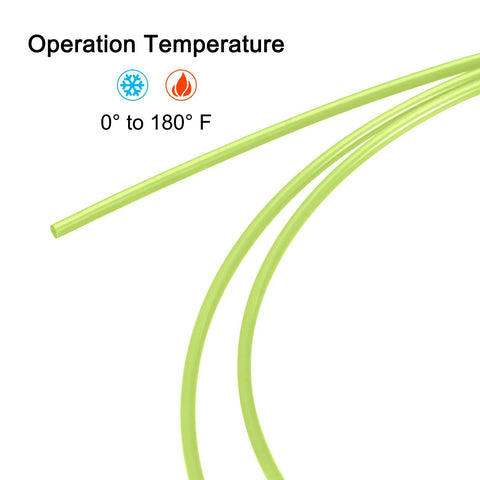 Two green PMMA fiber optic rods, 1.5 mm diameter by 50 cm length, for sight filament (home entertainment).