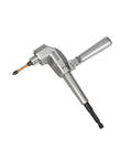 Go-To Right Angle Drill Attachment For Cordless Drill And Impact Driver All Metal Body With Steel Gear 500 In-Lbs Max Torque.