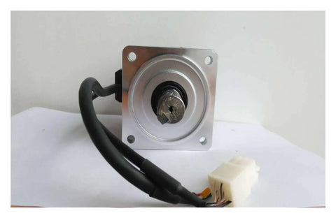 Heavy Duty Workhorse Servo Motor Kit With Driver For A6 Series Power Your Industrial Robots Engraving And Carving Machines Measuring And Medical Gear Includes MDMF302L1H6M And MFDLNA3SE High Torque Low Noise No Step Loss For Smooth Operation front view with cable and connector