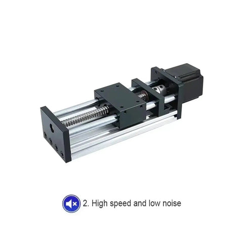 CNC Sliding Table Z Axis Stage With 50mm To 500mm Travel, 12mm Linear Rail, SFU1204 Ball Screw, Linear Actuator Bundle Kit